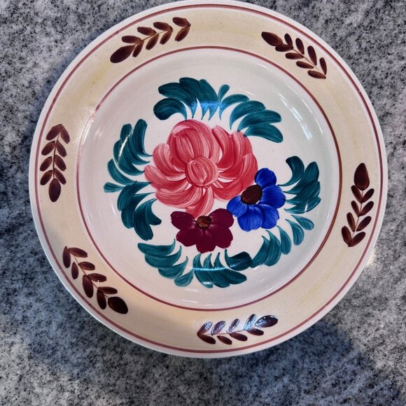 Other - Vintage French Handpainted Ceramic Bowl or Wall Art